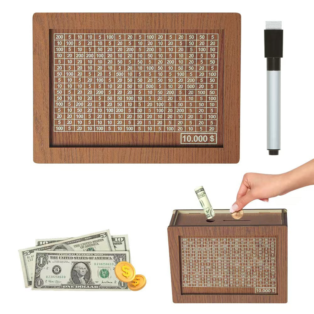 Wooden Money Bank