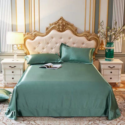 Double-Sided Ice Silk Bed Sheet