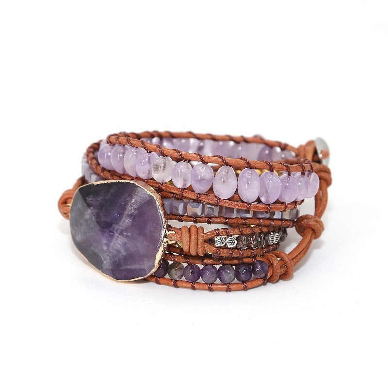 Natural Amethyst Bracelet