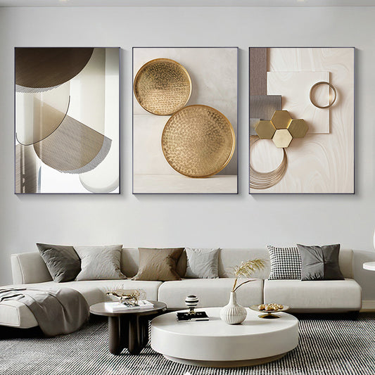 Simple Geometric Poster Canvas Painting