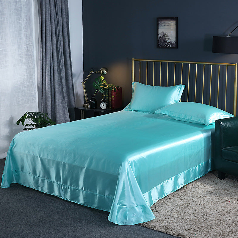 Double-Sided Ice Silk Bed Sheet