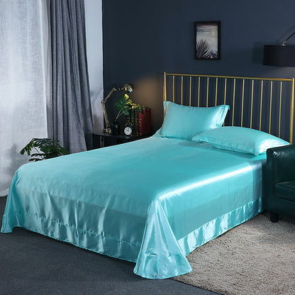 Double-Sided Ice Silk Bed Sheet
