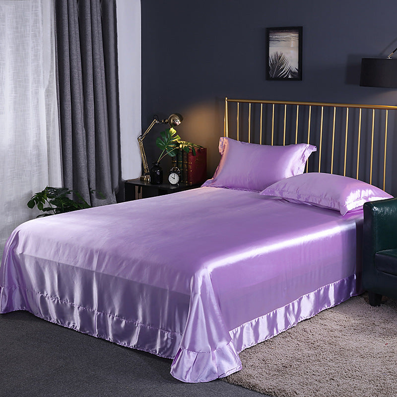 Double-Sided Ice Silk Bed Sheet