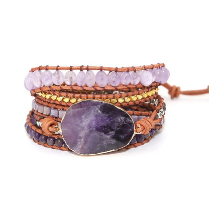 Natural Amethyst Bracelet