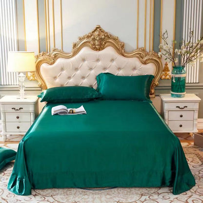 Double-Sided Ice Silk Bed Sheet