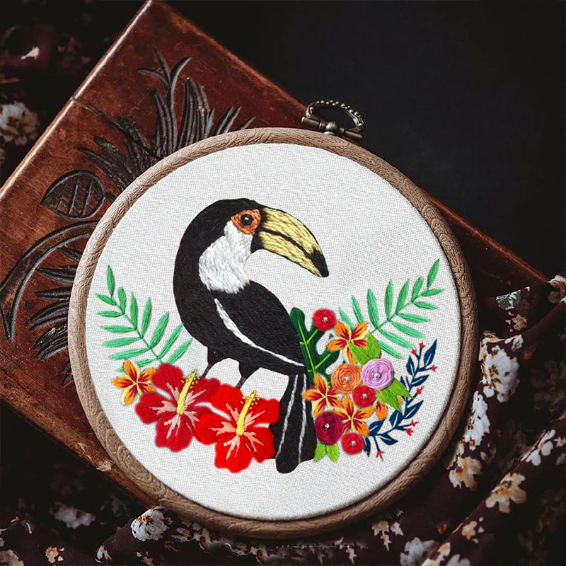 Embroidery Material for Beginners - Bird