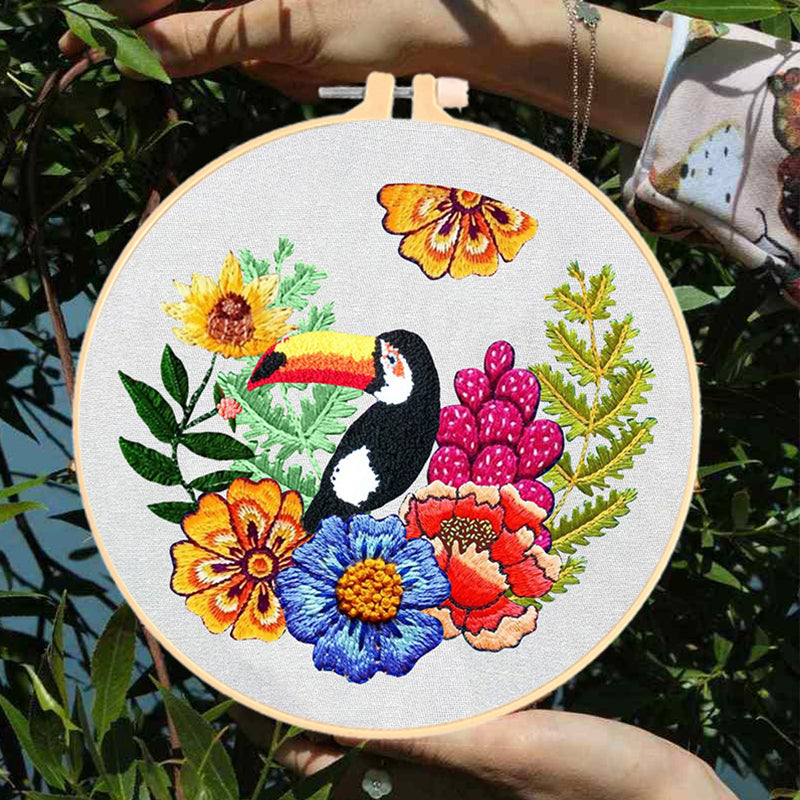 Embroidery Material for Beginners - Bird