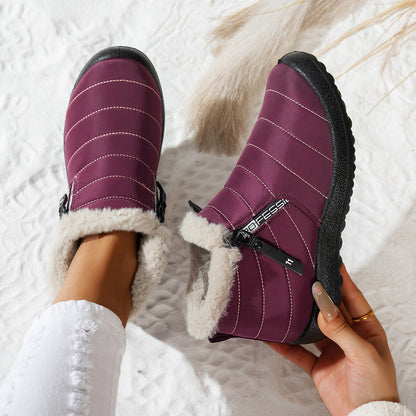 Women's Warm Ankle Boots with Faux Fur Lining