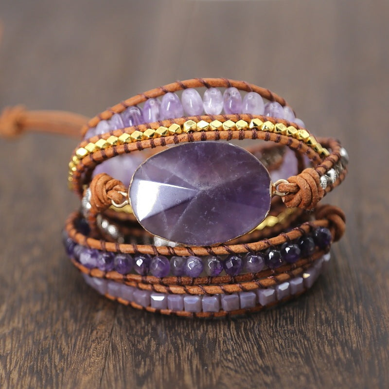 Natural Amethyst Bracelet