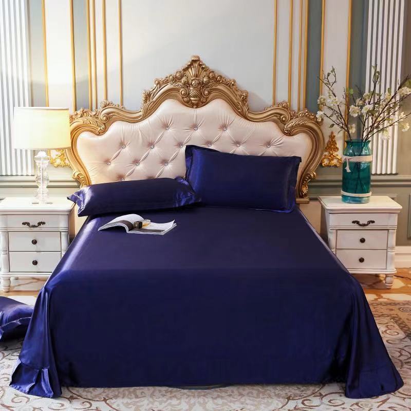Double-Sided Ice Silk Bed Sheet