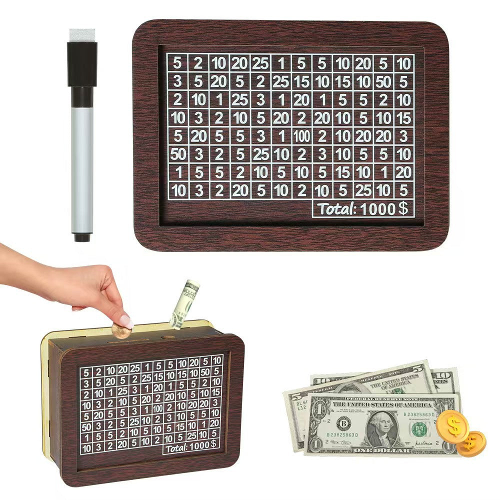 Wooden Money Bank