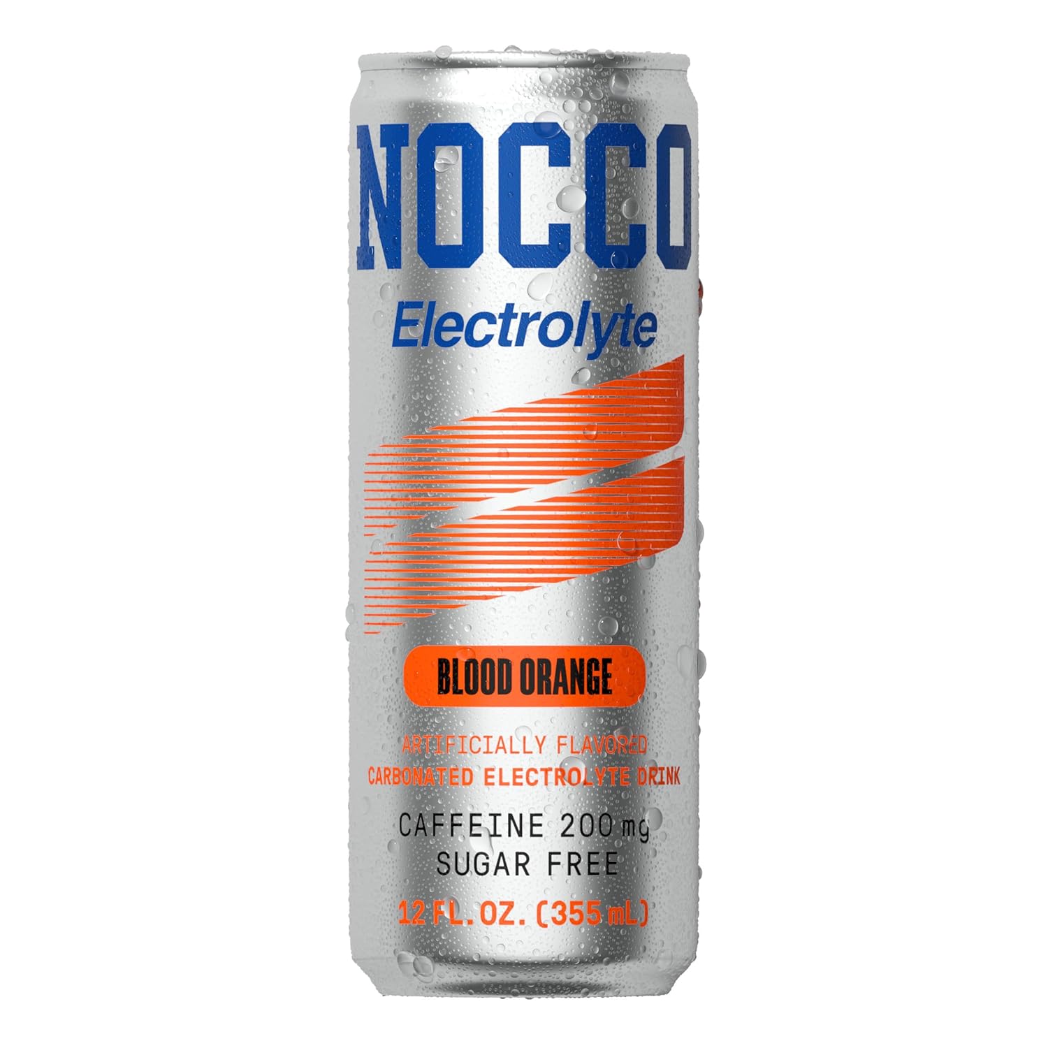 NOCCO Electrolyte Drink - Blood Orange -   12 Fl Oz (Pack of 12) - 200mg of Caffeine