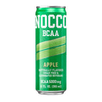 NOCCO BCAA Drink Apple - 12 Fl Oz (Pack of 12) - BCAA 5000mg Caffeine & Sugar Free