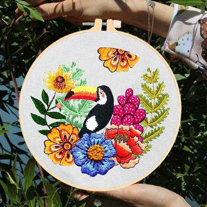 Embroidery Material for Beginners - Bird