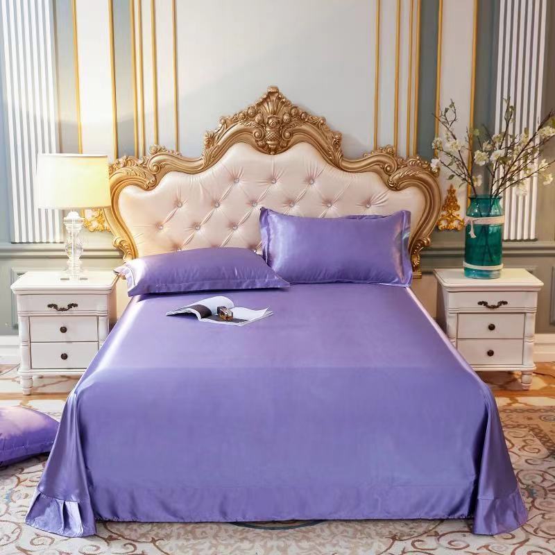 Double-Sided Ice Silk Bed Sheet
