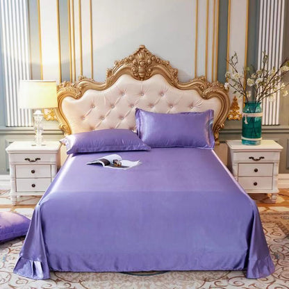 Double-Sided Ice Silk Bed Sheet