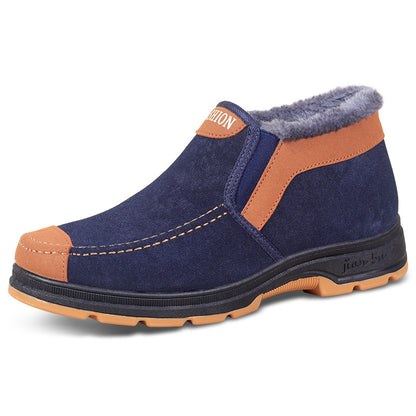 Men's Warm Velvet Ankle Boots