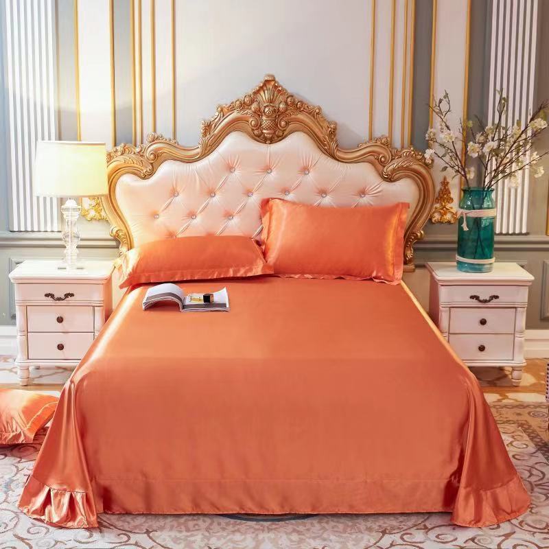 Double-Sided Ice Silk Bed Sheet