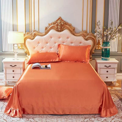 Double-Sided Ice Silk Bed Sheet