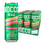 NOCCO BCAA Drink Peachango - 12 Fl Oz (Pack of 12) - BCAA 5000mg Caffeine & Sugar Free