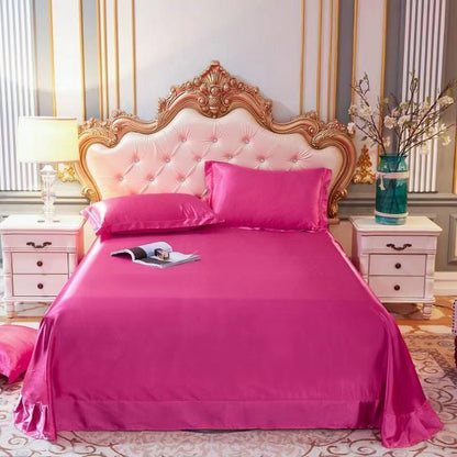 Double-Sided Ice Silk Bed Sheet