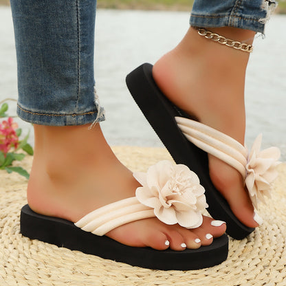 Flower Flip-flops Casual And Lightweight Shoes
