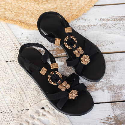 Women's Beaded Weave Sandals