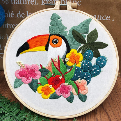 Embroidery Material for Beginners - Bird