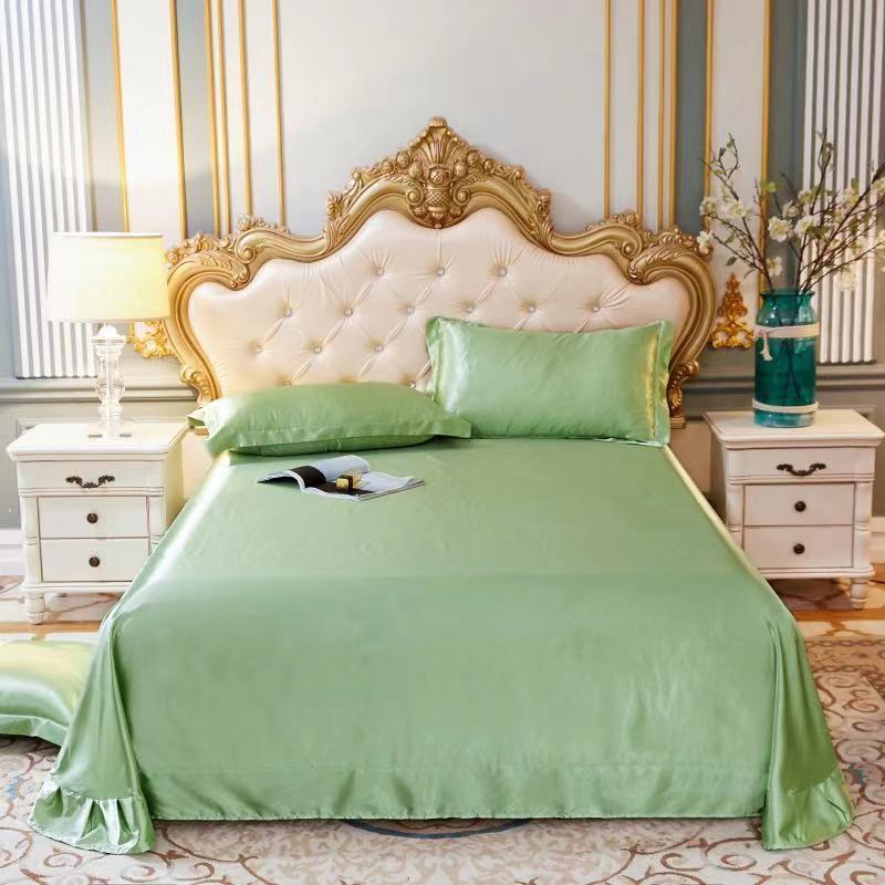 Double-Sided Ice Silk Bed Sheet