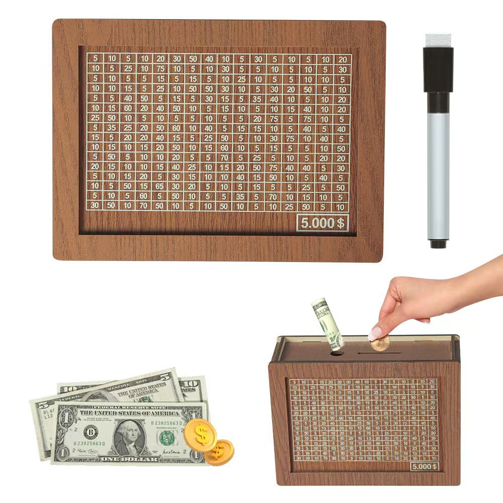 Wooden Money Bank