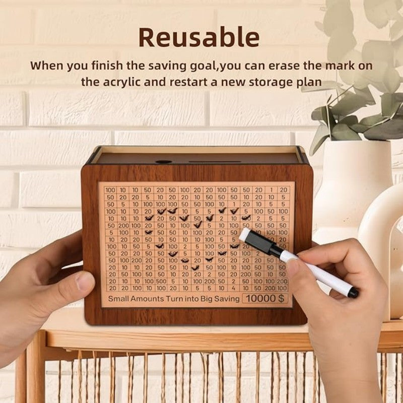 Wooden Fundraising Box