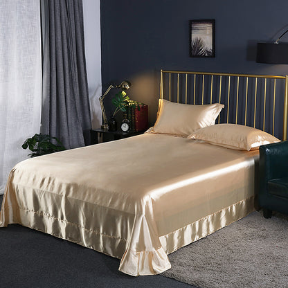 Double-Sided Ice Silk Bed Sheet