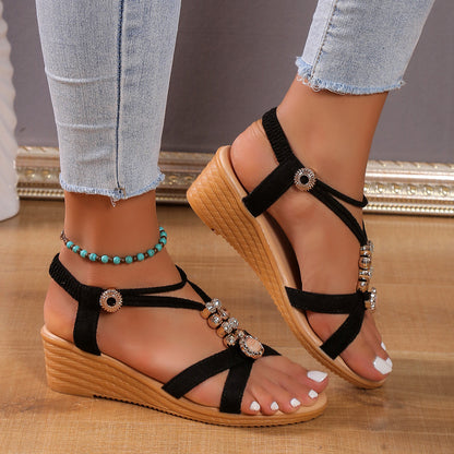 Women's Vintage Vacation Style Beaded Sandals